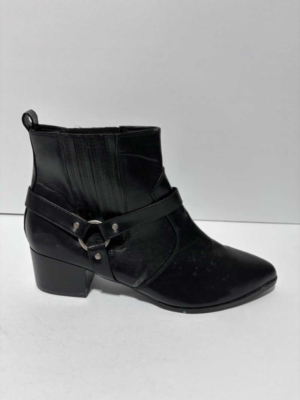 Halston Women’s Black Ankle Booties, Size 10 M
